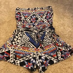 Tribal print romper!